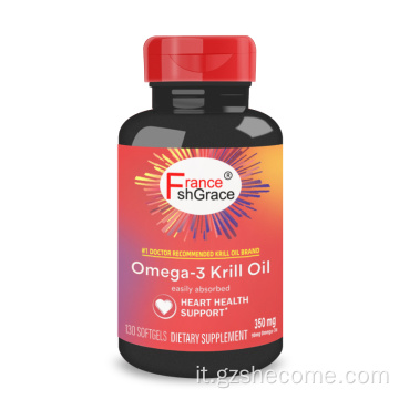 Supplemento di olio di krill antiossidante Krill Oil Softgels